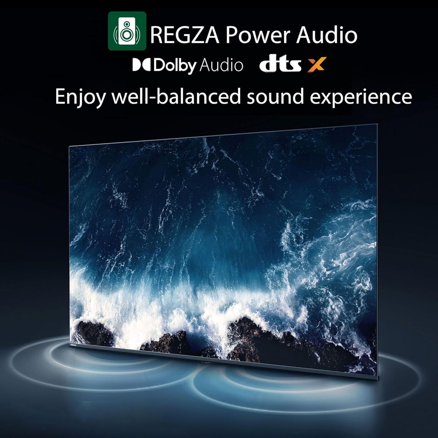 TOSHIBA C450 109.22 cm (43 inch) QLED 4K Ultra HD VIDDA TV with Regza Engine ZR