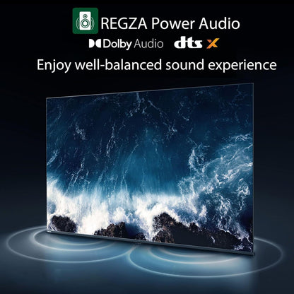 TOSHIBA C450 109.22 cm (43 inch) QLED 4K Ultra HD VIDDA TV with Regza Engine ZR