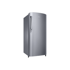 SAMSUNG Stylish Grande 183 Litres 2 Star Direct Cool Single Door Refrigerator with Stabilizer Free Operation (RR20C2412GS/NL, Grey Silver)