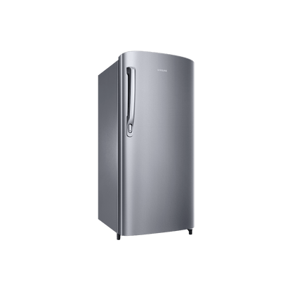 SAMSUNG Stylish Grande 183 Litres 2 Star Direct Cool Single Door Refrigerator with Stabilizer Free Operation (RR20C2412GS/NL, Grey Silver)