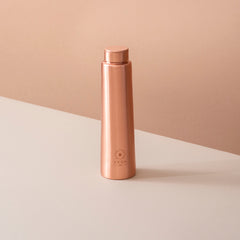 Handcrafted Pure Copper Water Bottle with Print