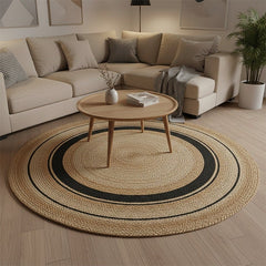Modern Jute Stripe Delight Rug