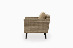 Bonfilia Outdoor Sofa Set 2 Seater, 2 Single seater and 1 Center Table (Seashell)