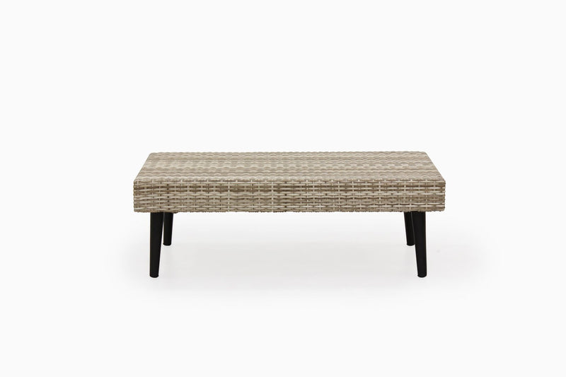 Bonfilia Outdoor Sofa Set 2 Seater, 2 Single seater and 1 Center Table (Seashell)