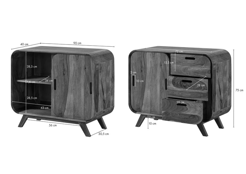 Marwar  Solid Sheesham Wood Storage Cabinet
