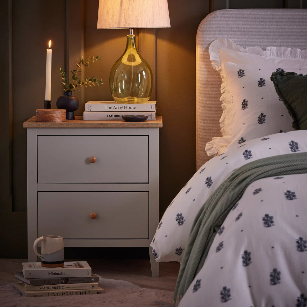 Wynmist 2 Drawer Bedside Table