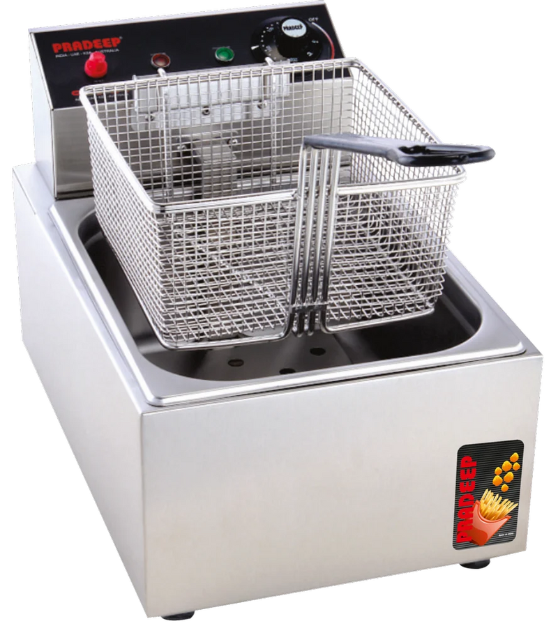 Pradeep Electric Deep Fryer – Single Pan (5 L / 8 L / 11 L)