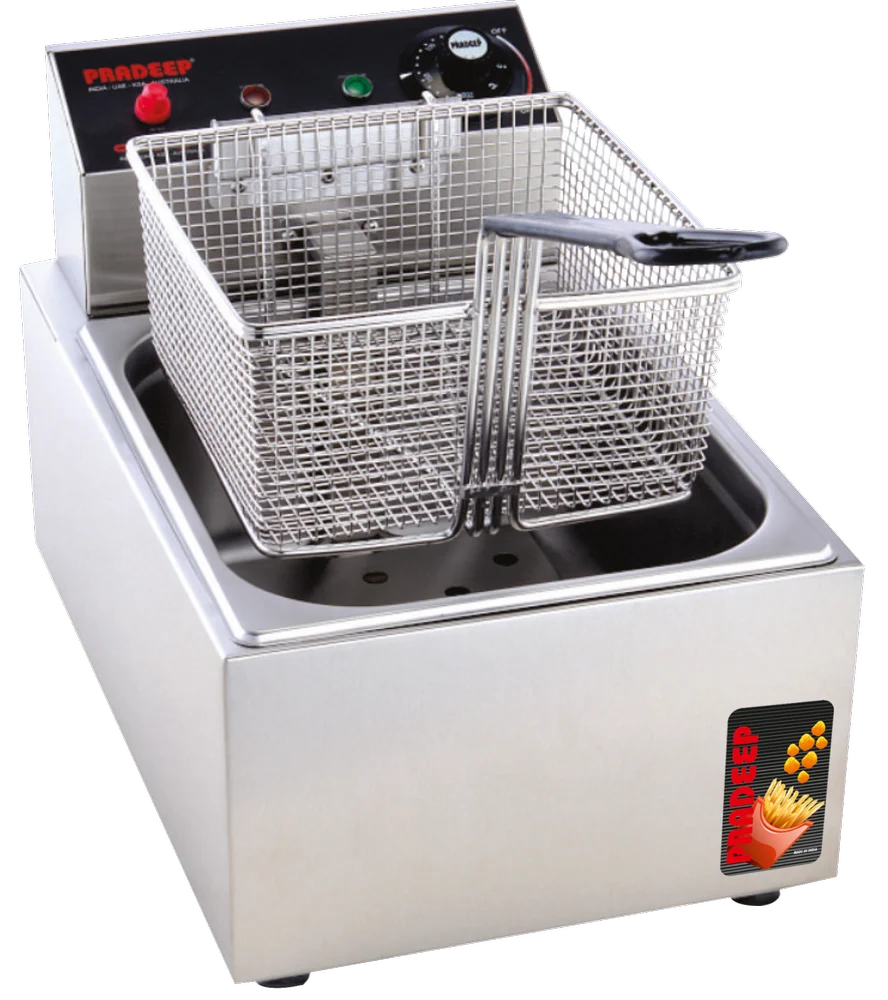 Pradeep Electric Deep Fryer – Single Pan (5 L / 8 L / 11 L)
