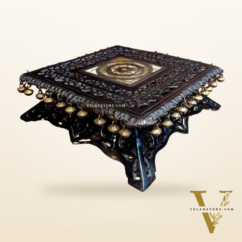 Elegant Aasan Pure Brass Square Pedestal or stool