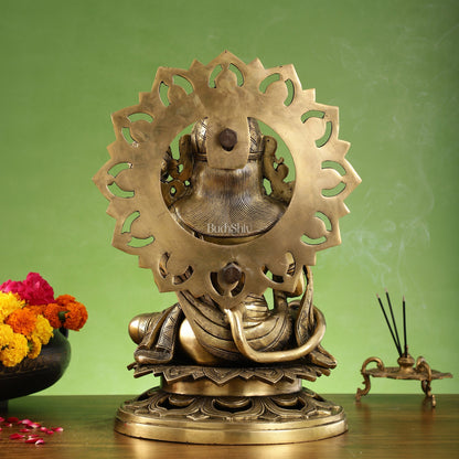 Pure Brass Lord Hanuman Statue - 18 inch