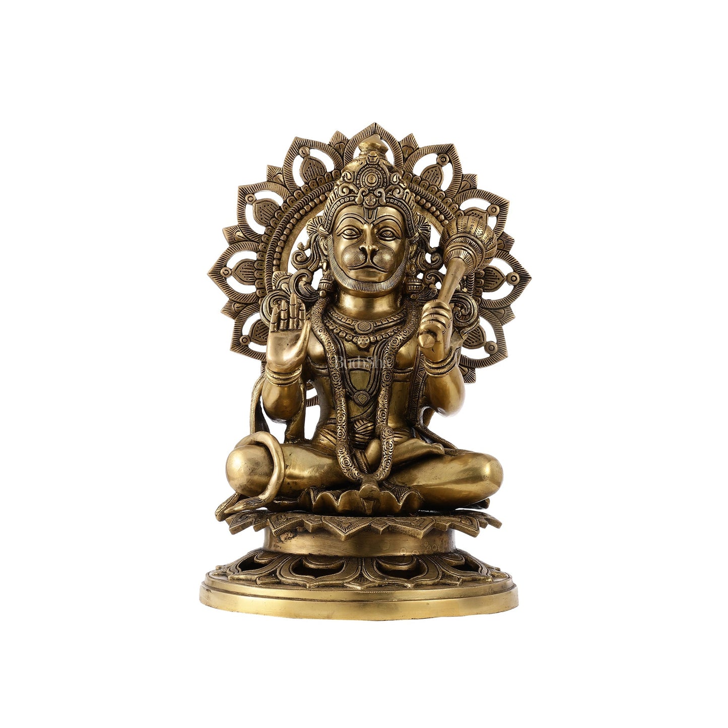 Pure Brass Lord Hanuman Statue - 18 inch