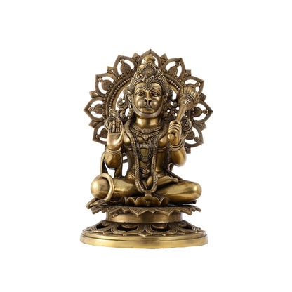 Pure Brass Lord Hanuman Statue - 18 inch