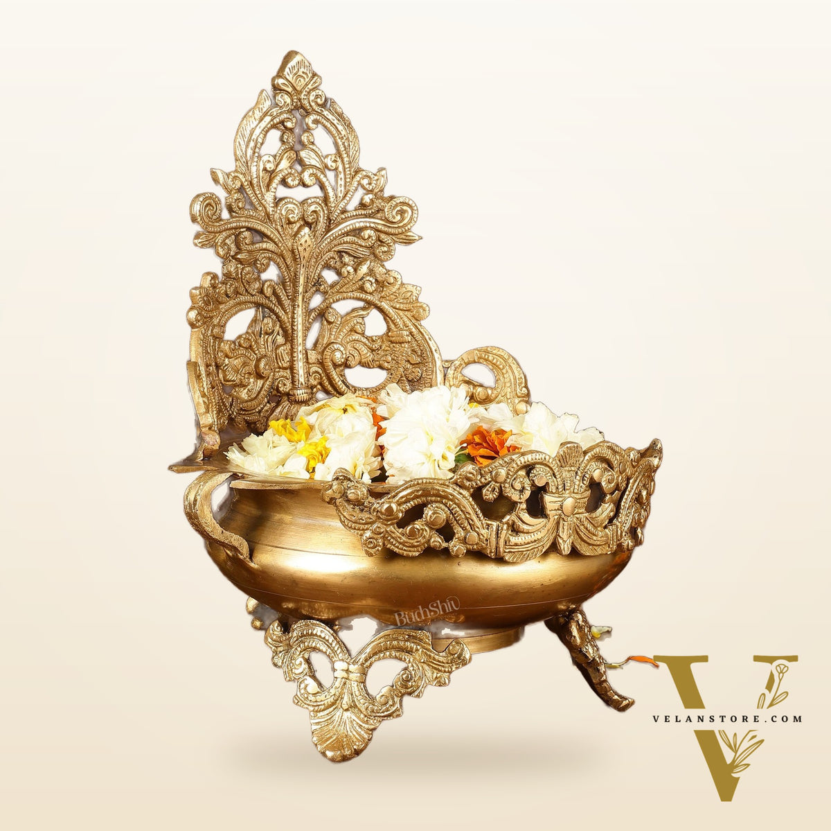 Elegant Brass Urli Bowl | Height: 12 inch