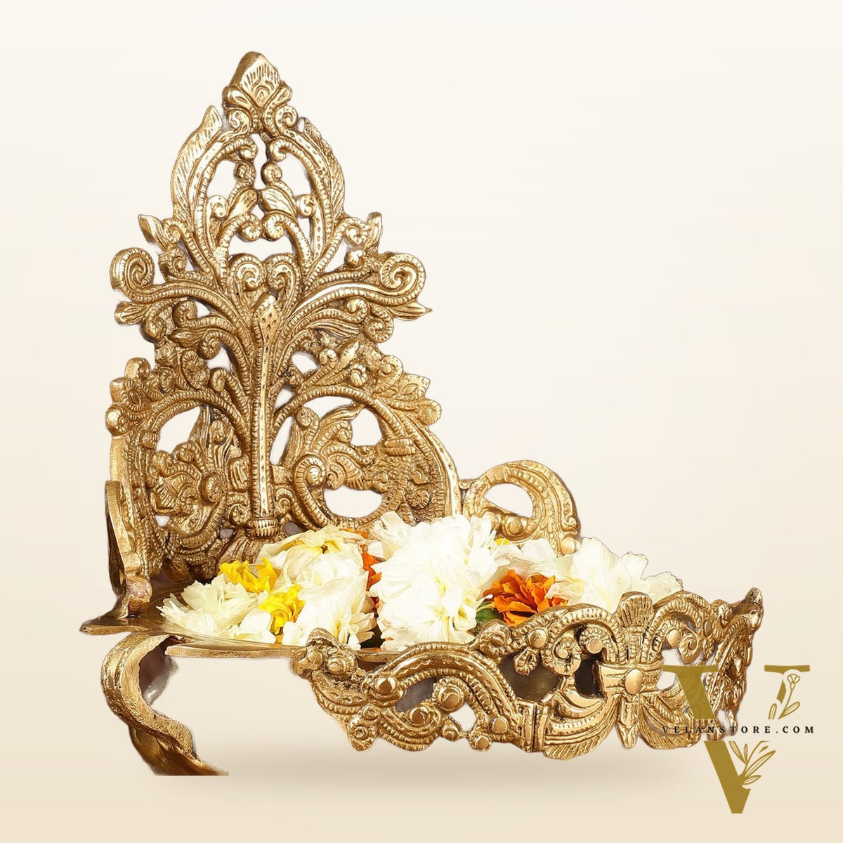 Elegant Brass Urli Bowl | Height: 12 inch