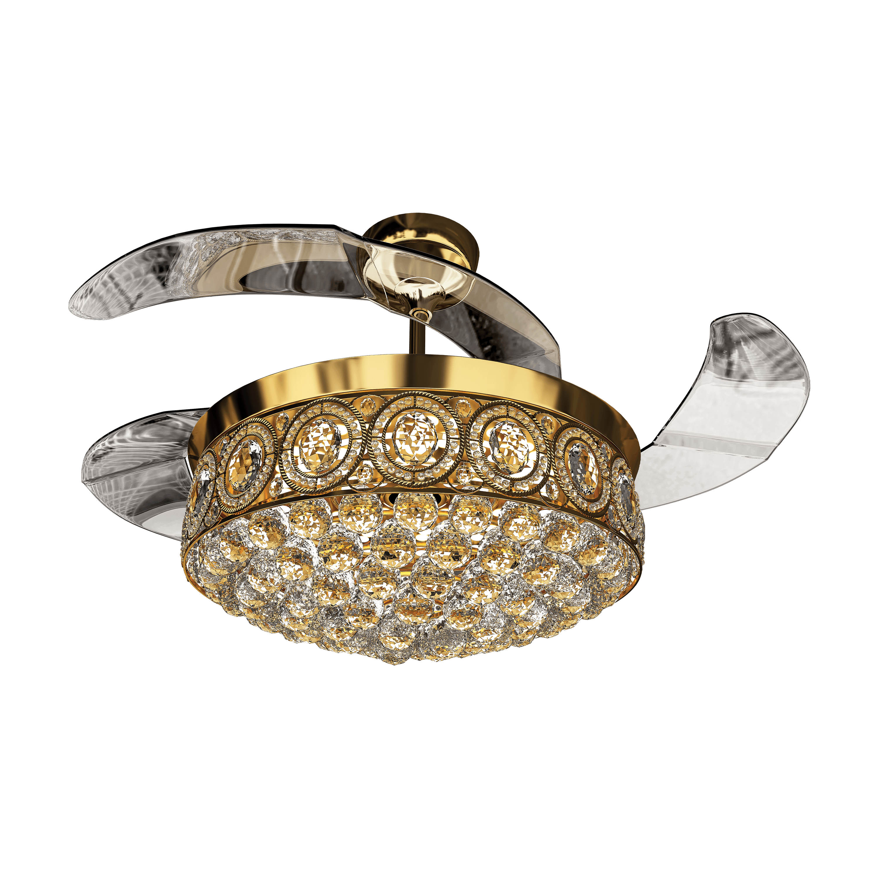 Eleganza Chandelier Ceiling Fan | 2-Year Warranty