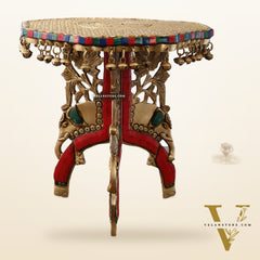 Elephant brass chowki 12 inch shine