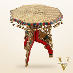 Elephant brass chowki 12 inch shine