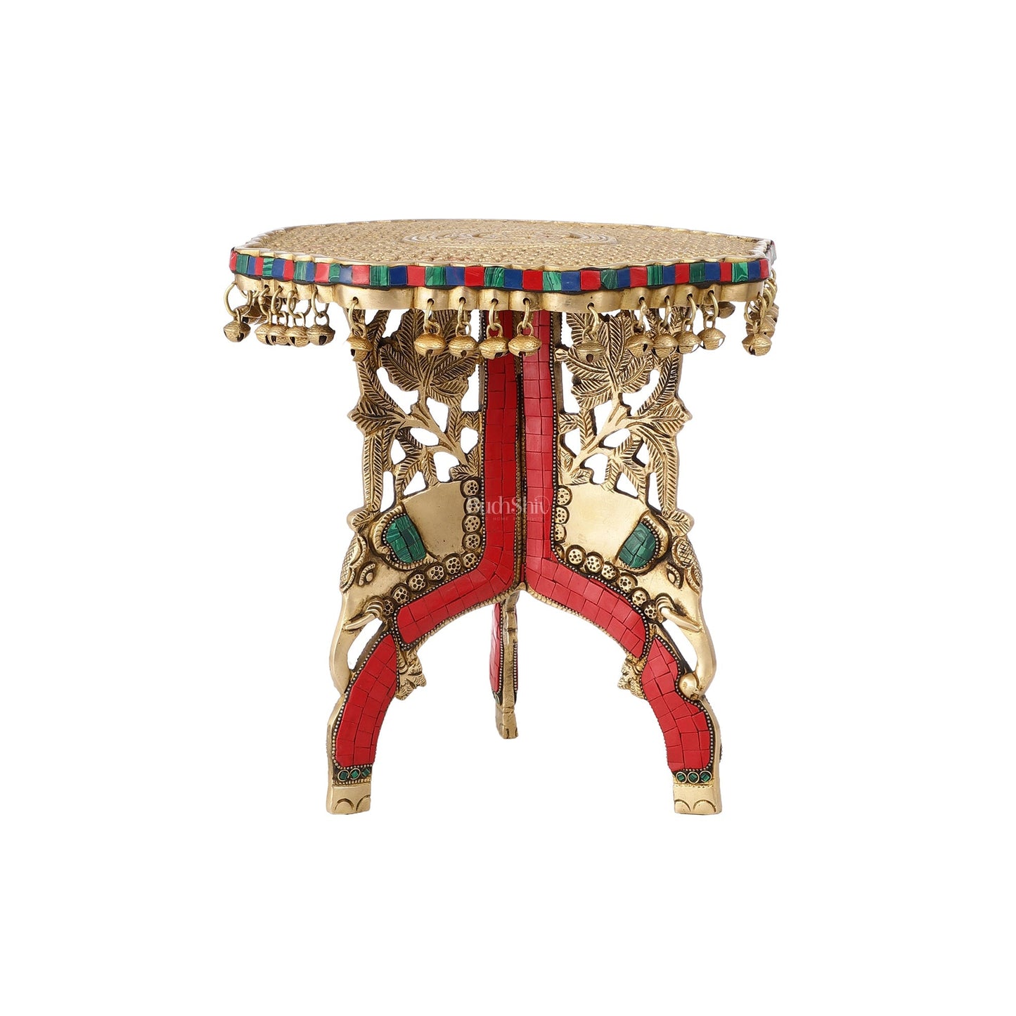 Elephant brass chowki 12 inch shine