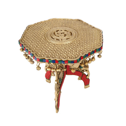 Elephant brass chowki 12 inch shine