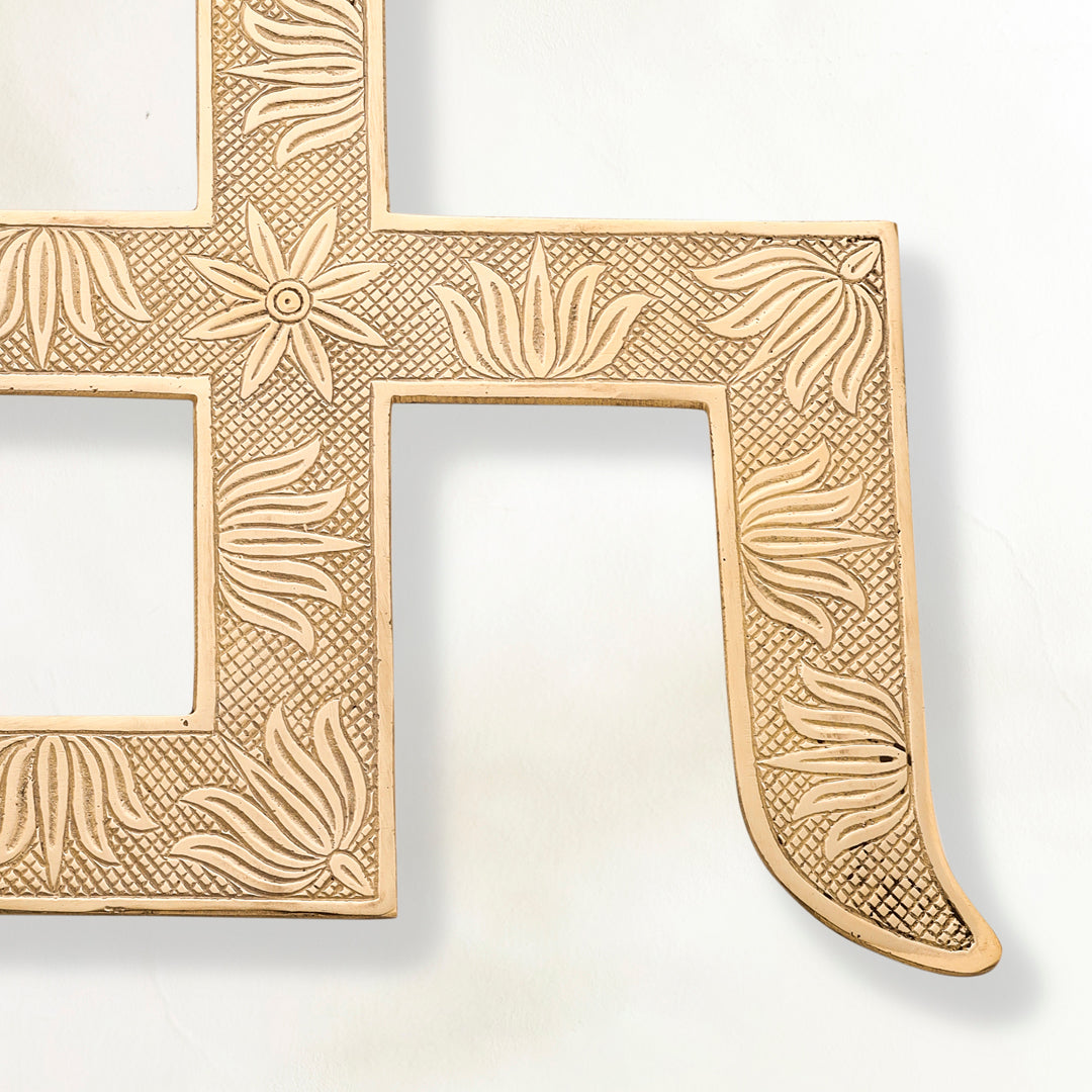 Brass Swastik Wall Hanging