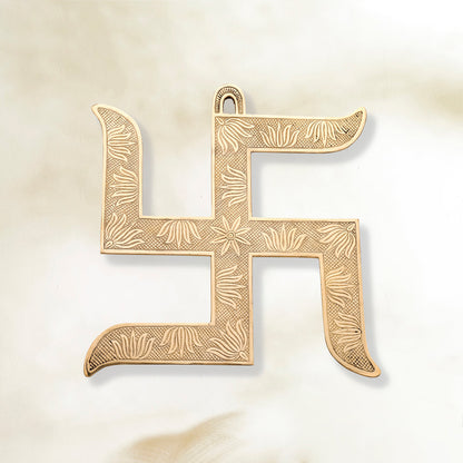 Brass Swastik Wall Hanging