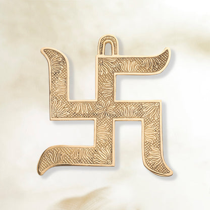 Brass Swastik Wall Hanging