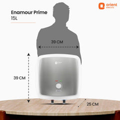 Enamour Prime 5 Star Rated Glassline Tank Storage Water Heater (Geyser)