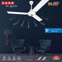 USHA Energia 1200mm 5 Star 32W BLDC Fan with Remote Control (White) with 2 Year Warranty BLDC Motor with Remote 1200 mm Ceiling Fan  (5 Star | Rich White, White | Pack of 1)