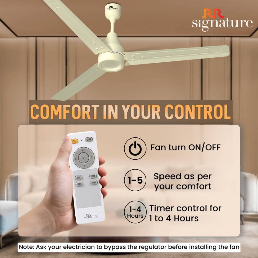 RR Energy Pro Slim BLDC Motor 1200 mm Ceiling Fan-3