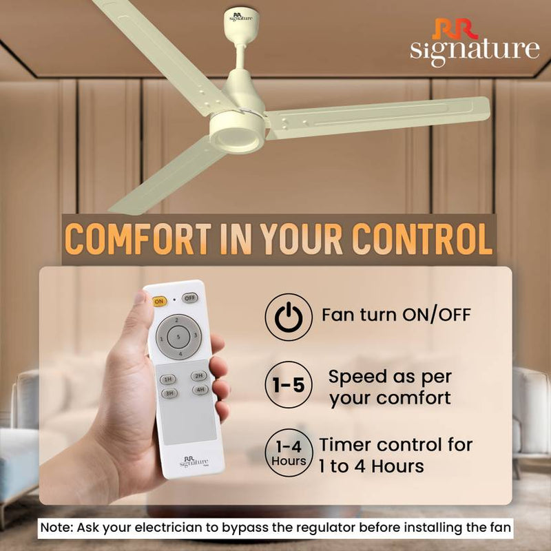RR Energy Pro Slim BLDC Motor 1200 mm Ceiling Fan-3