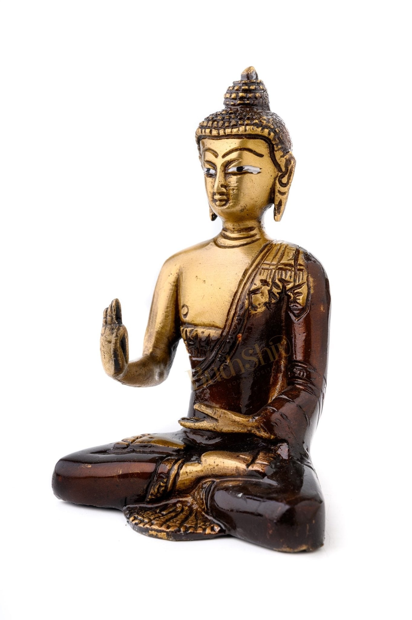 Enlightened Buddha Idol: Embrace Inner Peace - 7 Inches