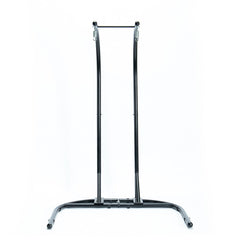 Tonia Double Seater Hanging Swing With Stand For Balcony , Garden Swing (Black) Braided and Rope