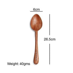 100% Natural Neem Wood Cooking & Serving Spoons/Spatula/Ladles, Set of 5, Toxin-free, Anti-microbial