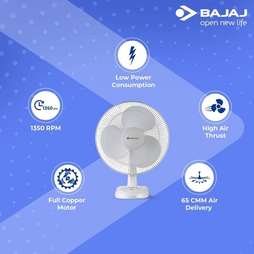 Bajaj Esteem 400 MM Table Fan-4