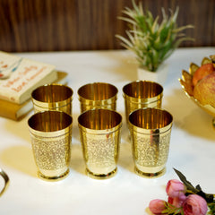Brass Etched Glass