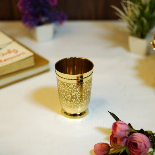 Brass Etched Glass