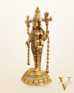 Exclusive Brass Lord Tirupati Balaji Statue – 24 Inch