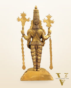 Exclusive Brass Lord Tirupati Balaji Statue – 24 Inch