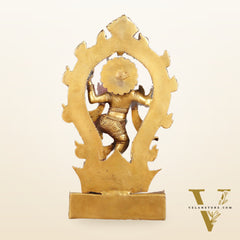 Exquisite 16-Inch Pure Brass Nataraja Statue - Handcrafted Sculpture