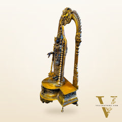 Exquisite 3ft Brass Tirupati Balaji Arch Statue | Superfine Craftsmanship