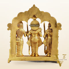 Exquisite 9.5 Inch Pure Superfine Brass Ramdarbar Idol