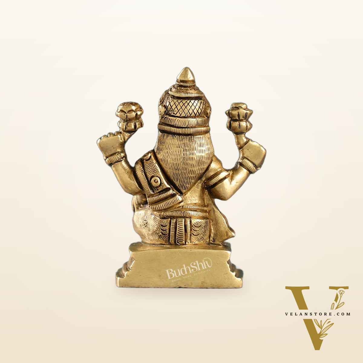 Exquisite Brass Lakshmi Idol | Height 3.5 inch