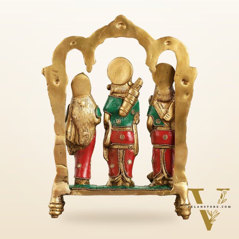 Exquisite Brass Ram Darbar idol 11 Inch