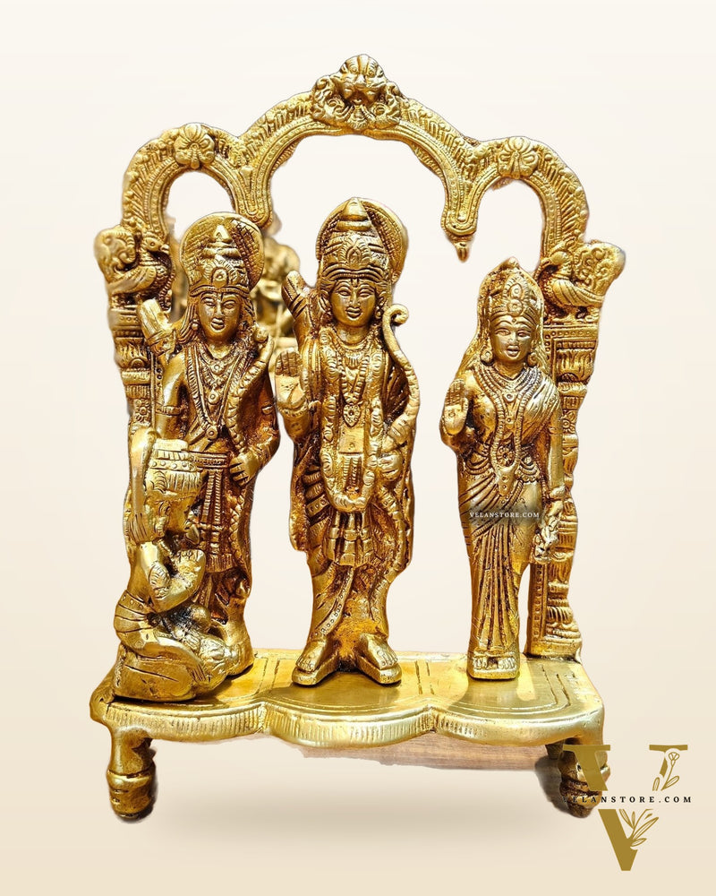 Exquisite Brass Ram Darbar idol 11 Inch