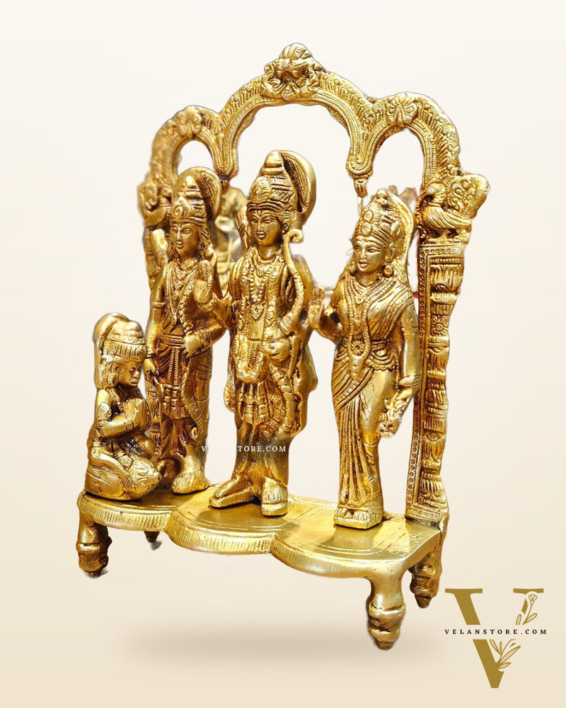 Exquisite Brass Ram Darbar idol 11 Inch