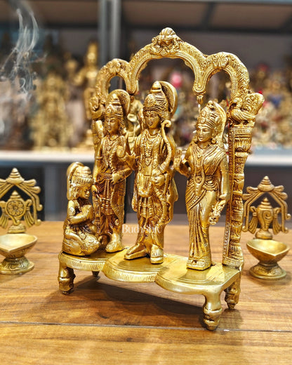 Exquisite Brass Ram Darbar idol 11 Inch