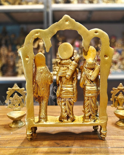 Exquisite Brass Ram Darbar idol 11 Inch