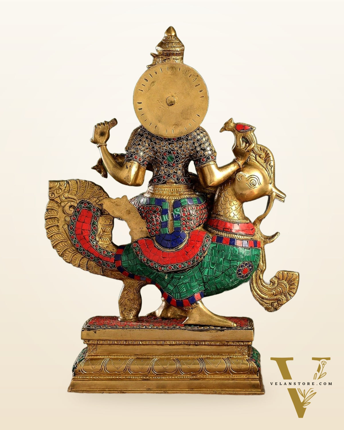 Exquisite Brass Saraswati Statue | 20" Height