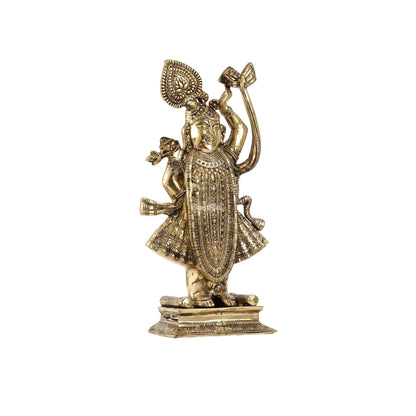 Exquisite Brass Shreenath ji Murti - 18 Inch