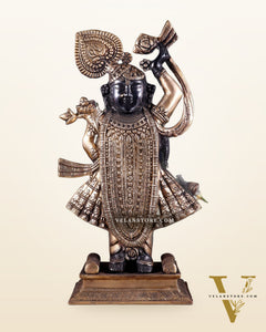 Exquisite Brass Shrinath ji Murti - 18 Inch |